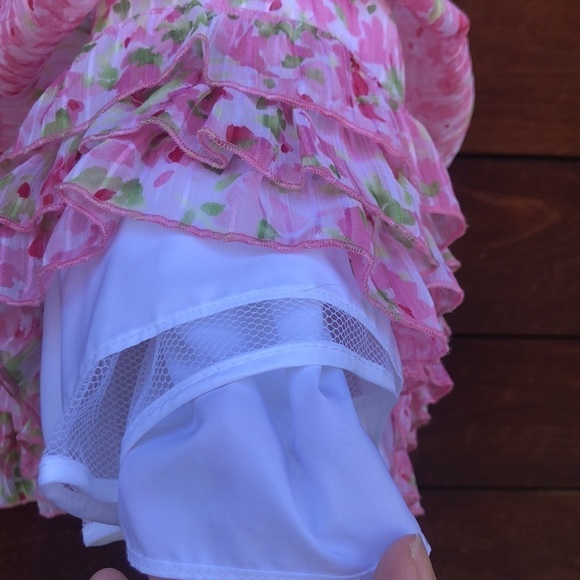 Girls Spring Floral Party Dress. Size 6 - Picture 4 of 5